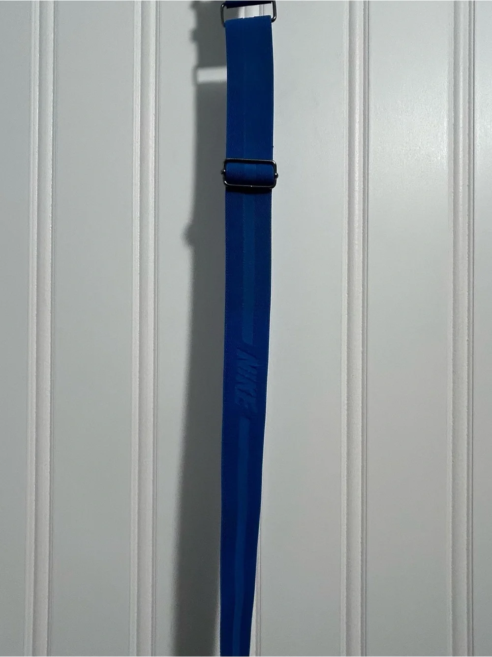 Nike adjustable belt blue elastic